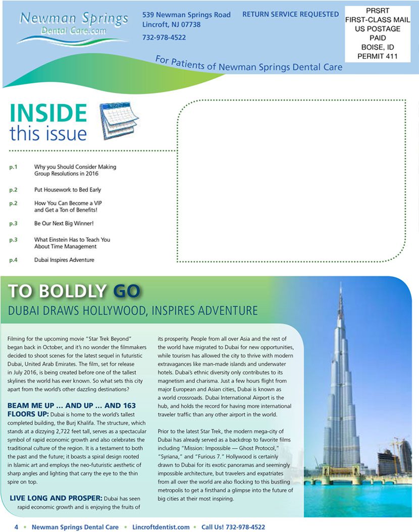 Better Together | Newman Springs Dental Care